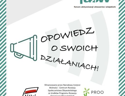 Baner projektu Opowiedź o swoich działaniach