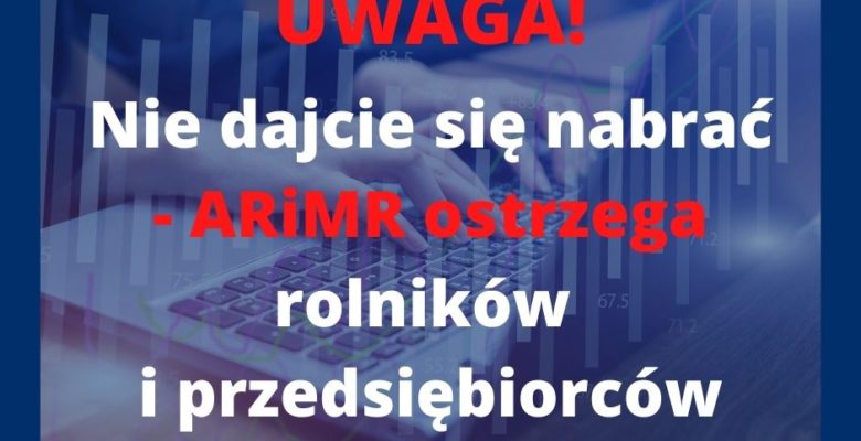 Baner ARMiR - Ostrzeżenie