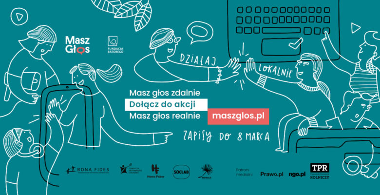 Plakat projektu Masz głos edycja 2021