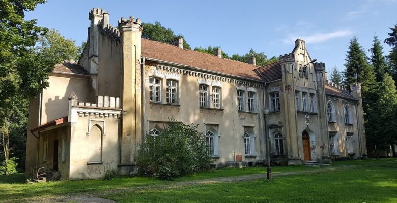 Zdjęcie pałacu Dąmbskich w Wojniczu.
