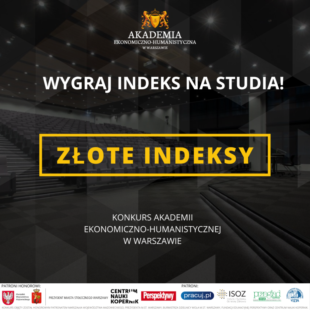 Baner konkursu Złote Indeksy