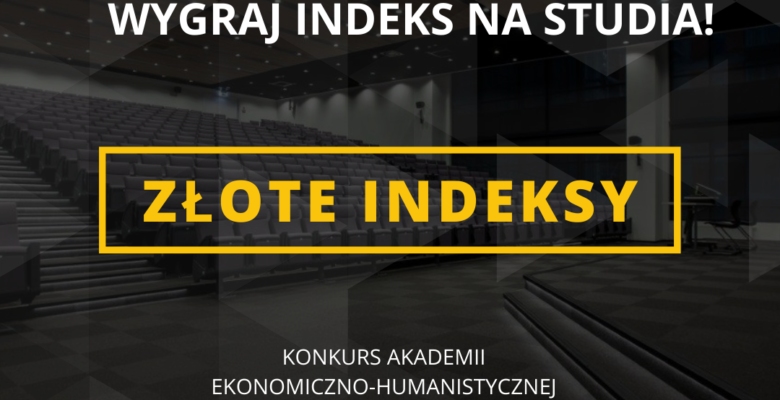 Baner konkursu Złote Indeksy