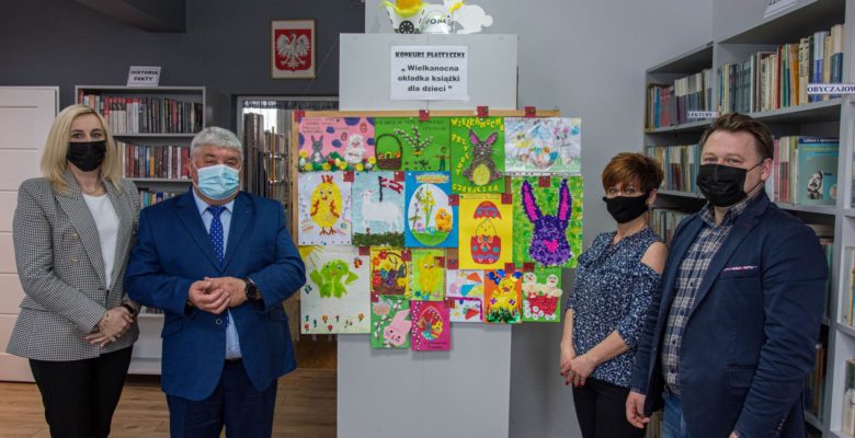 Prace konkursowe Wielkanocna okładka kasiążki dla dzieci.
