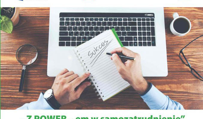 baner projektu „Z POWER-em w samozatrudnienie”