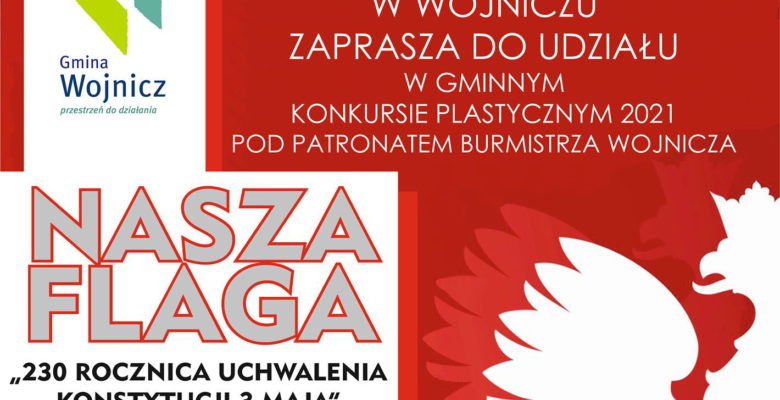 Baner konkursu plastycznego Nasza Flaga