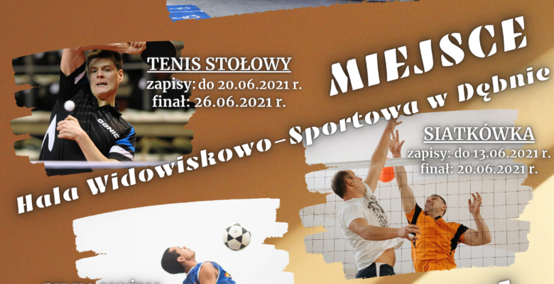 Plakat prmujący wydażenie I Małopolskiego Turnieju Wsi Dębno