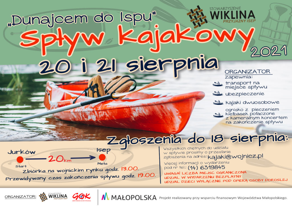 Spływ kajakowy „Dunajcem do Ispu”