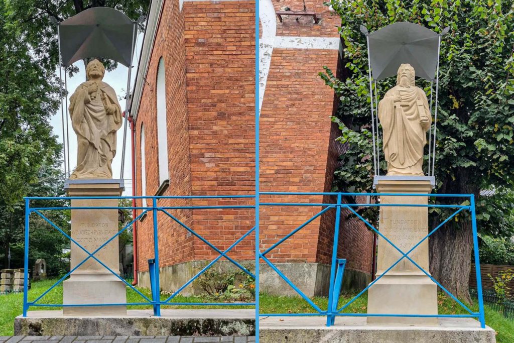 Nowy blask figur przy kaplicy pw. Matki Bożej Loretańskiej w Wojniczu