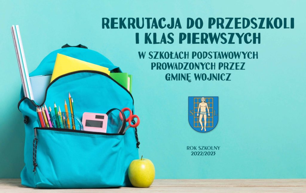 Rekrutacja do przedszkoli i klas pierwszych w szkołach podstawowych prowadzonych przez Gminę Wojnicz
