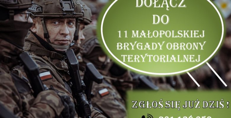 Dołącz do Małopolskiej Brygady Obrony Terytorialnej