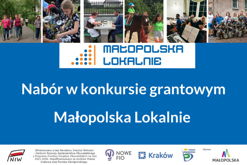 Rusza konkurs grantowy Małopolska Lokalnie