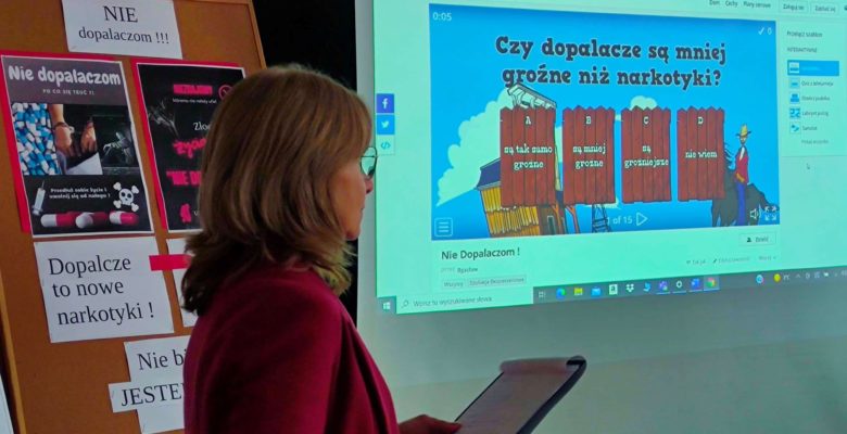 Quasi lekcja „NIE dopalaczom!”