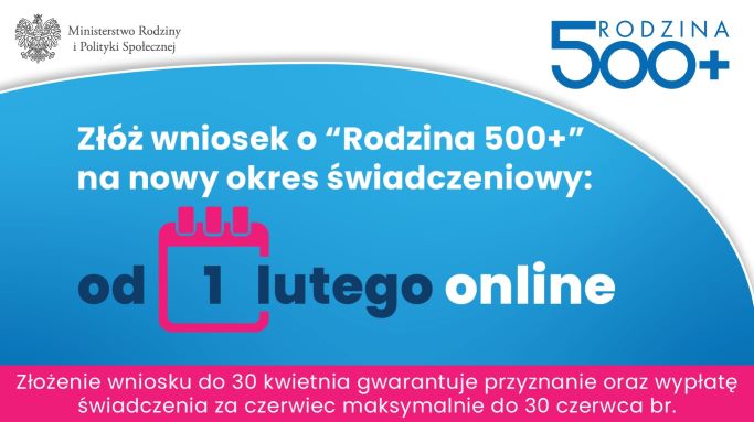 500 plus na dziecko. 1 lutego ruszył nabór wniosków na 2023 r.
