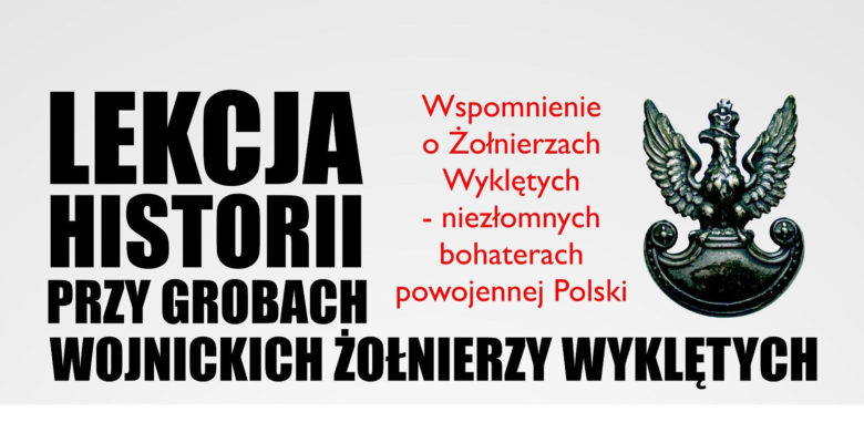 Lekcja historii przy grobach wojnickich Żołnierzy Wyklętych
