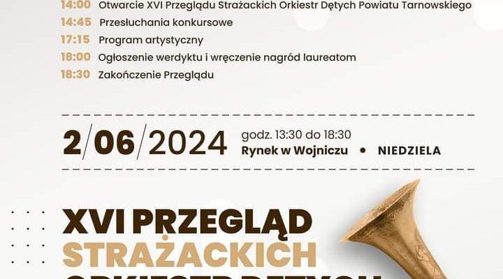 XVI Przegląd Strażackich Orkiestr Dętych Powiatu Tarnowskiego im. Ksawerego Stefańczyka