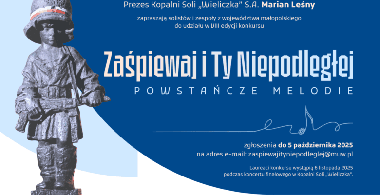 Konkurs muzyczny „zaŚPIEWAJ I TY NIEPODLEGŁEJ!” – VIII edycja